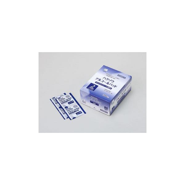 ハクゾウメディカル　ハクゾウアルコールパッド　4×4cm 2枚入 200包入（指定医薬部外品）　2600014