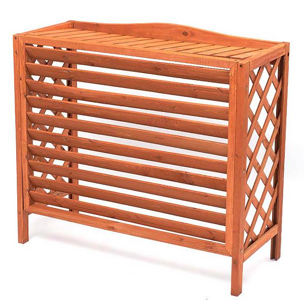 ●エアコンの熱を効率よく逃がす機能性重視の室外機カバー。●エアコン室外機の温度の上昇を抑え、余分な消費電力を抑えます。●通気性抜群のルーバータイプ■材質：杉(オイルステイン加工)■サイズ(約)：幅86×奥行35×高さ80cm■内寸(約)：幅...