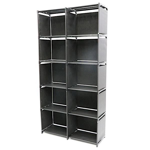 スチールラック 1-2159-03 スチールラック 600×400×1200mm ブラック H21999B 【AXEL
