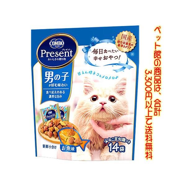 他サイト： ((ペット館))日本ペットフード コンボプレゼント男の子お魚味42gの商品画像