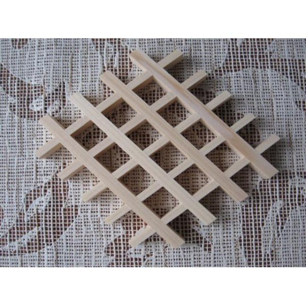 組子 細工 二重井桁 kumiko 組子コースター 完成品 : くみこ