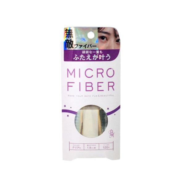 [関連ワード : ふたえテープ 二重テープ 二重 ふたえ 一重 ひとえ 二重 目 アイメイク アイテープ ]商品名：ビーエヌ マイクロファイバー クリア 1.8mm幅 120本入