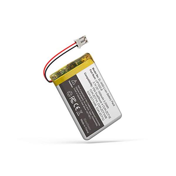 ElecGear 1個交換用バッテリーパックPS4コントローラーV1-3用、1500mAh Li-ion充電式バッテリー、PlayStation 4用