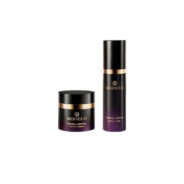 MODELO化粧品　モデロ化粧品　宮KUNG　モデロ ステムセル ペプチド基礎2種セット（ トナー125ml クリーム55ml ） MODELO STEMCELLPEPTIDE BASIC 2SET　韓国コ…
