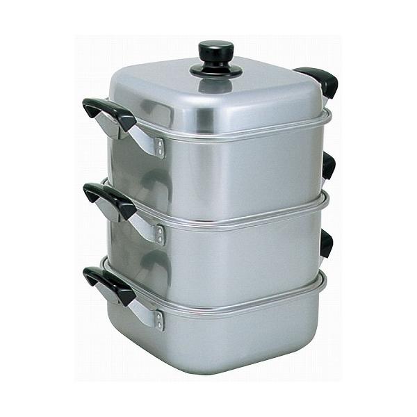 アカオ スチームクッカー 二重 おまけ付き 蒸し器 アルミ製鍋付