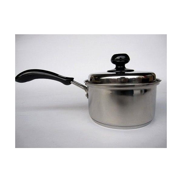 日本アルミ ツルマル トリプルスター片手鍋 16cm【IH 200V対応