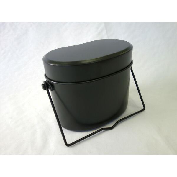 キャンプに 飯盒 兵式 4合炊き 飯ごう : 昭和のレトロ金物屋関口国吉