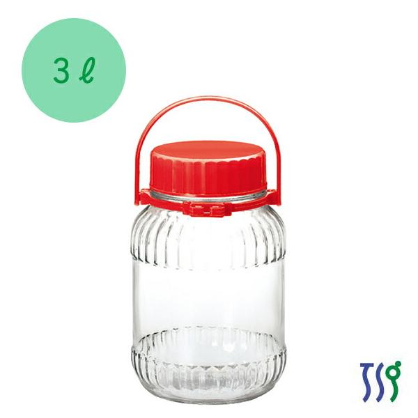 東洋佐々木ガラス /即納/ 果実酒びん 梅酒瓶 3L 日本製 / 東洋佐々木