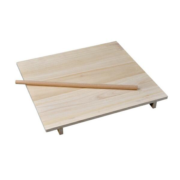 のし板・そば打ち・蕎麦・ソバ打ち のし板 (棒付) 中 《85295