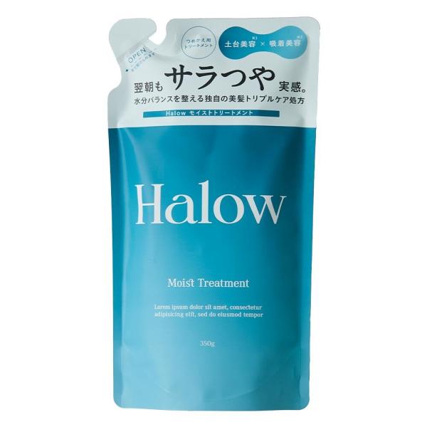 Halow モイストトリートメント ヘマチン ヒアロベール 毛髪補修 ハロー (詰め替え（350g）)