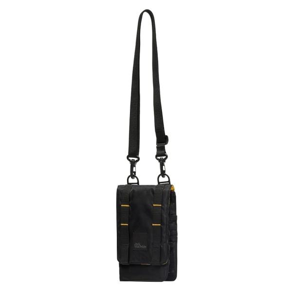 ジャックウルフスキン ポーチ 2.5L ベルト取り外し可能 JP INTERCITY FLIGHT POUCH  6000_black