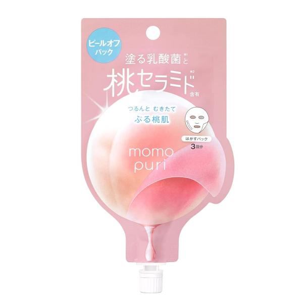 ももぷり フレッシュピールオフパック 20mL はがすパック ピールオフパック 角質ケア くすみケア フェイスパック 桃 ツヤ肌