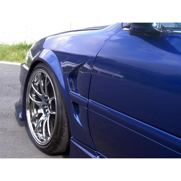MSYN　JZX100 フロントフェンダーモールのみ フロントワイドフェンダー 片側約15mm 左 : クニーズ・ヤフー店 - 通販