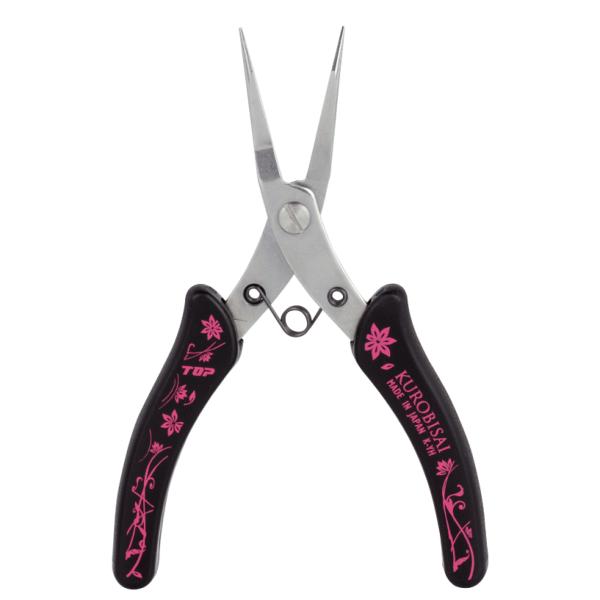 先端のくわえ部は平らに細く仕上げており、パーツにキズのつきにくいギザなしタイプです。細かい細工に最適で、ピンセットの代わりとしてもおすすめです。注意：●先端は鋭利ですので取扱いにはご注意ください。●柄部の成型グリップは絶縁ではありません。●...