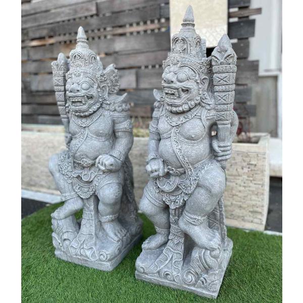 石像】バリ島でハンドメイド製作されたハヌマン像二体