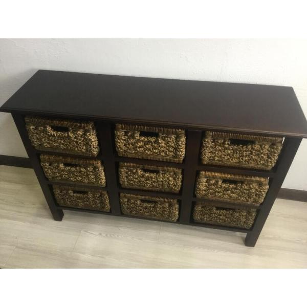 アジアン家具 バリ 3段チェスト ローチェスト木製 サイドチェスト　インドネシア as037_zumen.jpg