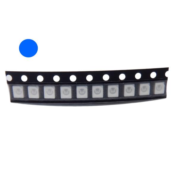 注文数1で10個です。IV:750mcd 半減角:120° VF:2.9V-3.6V IF:20mA ※切り欠きがあるほうがマイナスです。