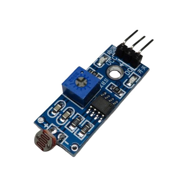 単価は1個あたりです。・VCC: 3.3V-5V・GND: GND・DO:  DOデジタルスイッチング出力（0と1）・ ポテンショメータを時計回りに調整して輝度の増加を検出 ・ ポテンショメータを反時計回りに回して輝度の低下を検出※本品は取...