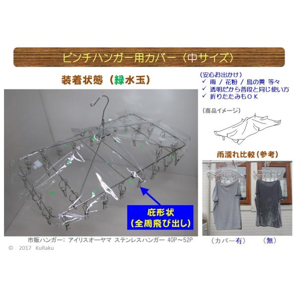 ピンチハンガー カバー 中サイズ 緑色水玉 物干しカバー 雨 花粉 マスク天日干し マスク殺菌 マスク消毒 アイリスオーヤマ 40 52p 他 Pcv4878 Grn A1 Kuraku 通販 Yahoo ショッピング