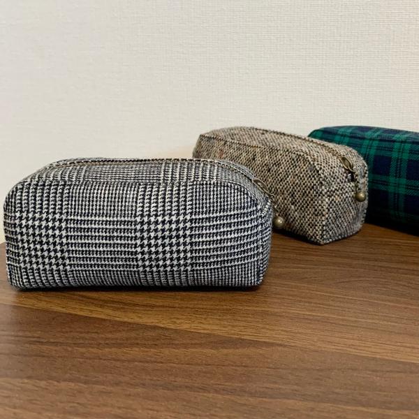 受注生産品☆チェック・ウール【ポーチ・IQOS アイコスイルマ専用 