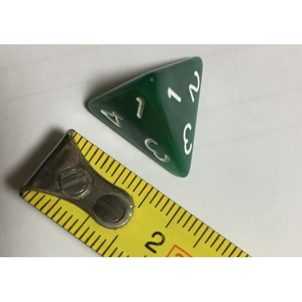 サイコロ ダイス 骰子 賽子 賽 4面体 D4 1-4 : 文化雑貨倉中屋