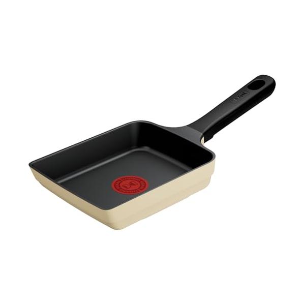 オンライン限定 ティファール 玉子焼き器 14×18cm IH ガス火対応 PFOAなどの有害物質不使用 こびりつきにくさ長持ち IHチタン・エ