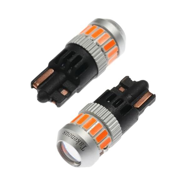 濃いアンバー/-/-・Color:濃いアンバー・?明るく綺麗な発色で高級感アップ 純正バルブよりも明るく、視認性が向上することで、安全性とドレスアップの両方を実現。 ポジションに取り付けましたが、綺麗に発光して高級感が増しましたと好評の声も...