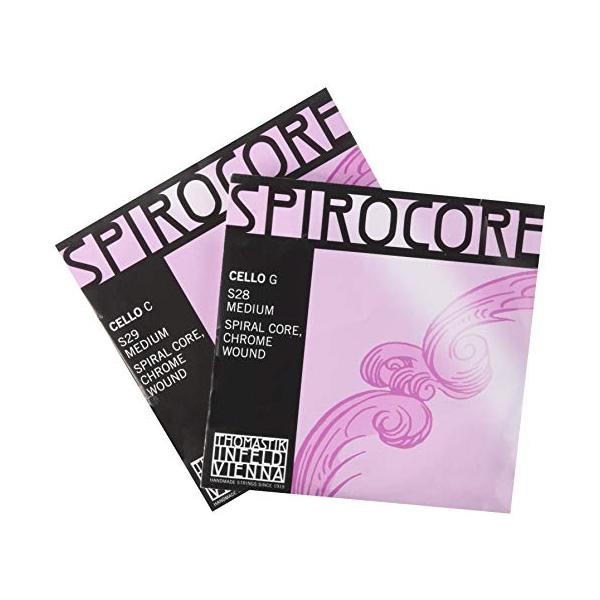 SPIROCORE スピロコア チェロ弦GC線セット : くらおりショップ