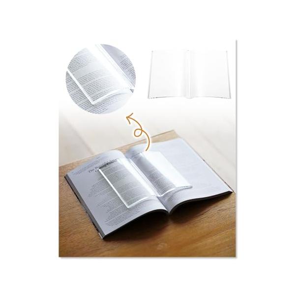 ブック ストッパー ウェイト アクリル 本 テキスト 楽譜 文鎮 S 210*185