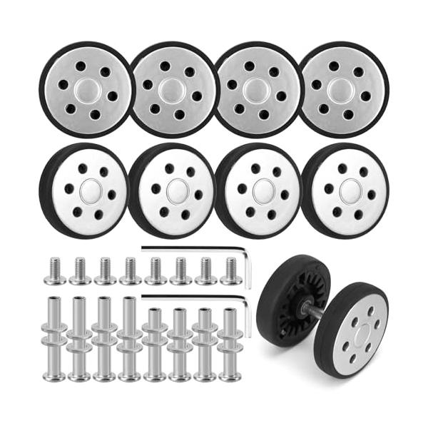 -/-/A15-55mm・Model:A15-55mm・TPU素材で耐久設計：耐久性に優れたTPUゴム素材を採用しており、耐荷重性と耐摩耗性を実現しながら、軽量化素材が旅行や出張の負担を軽減します。・静音性とスムーズな走行：静音設計により、...