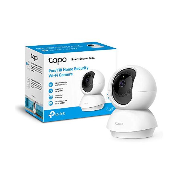 他サイト： TP-Link Wi-Fi ペットカメラ ネットワークカメラ 見守りカメラ 1080p Micro SD 対応 TC70の商品画像