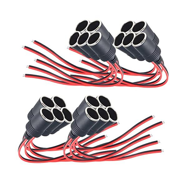 他サイト： モデルノ ラ テール メスソケット コード付き 車 シガーソケット 車の電源ソケット 5個 10個 20個 30個 YM-216-CG 20個セの商品画像