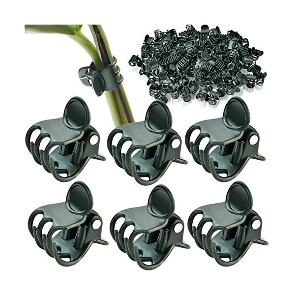 シンプルグリーン/100Pcs Classic/-・Size:100Pcs Classic・パッケージ内容:ガーデンプラントクリップ合計100個。 サイズは2 x 0.6インチです。 ミニでかわいい、完璧なサイズと十分な量で、植物が直立して...