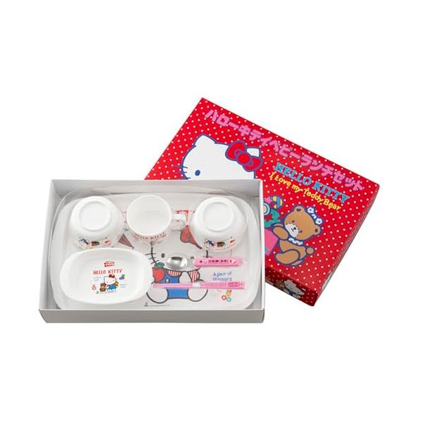 ベビーランチセットホワイト/1個 x 1/BG-280 KT・Style:ベビーランチセット・パッケージ個数:1・セット内容トレー・茶碗・角皿・汁椀・コップ・スプーン・箸・サイズ●トレー/38.6×25.3×H2.1cm ●茶椀/φ10.4...