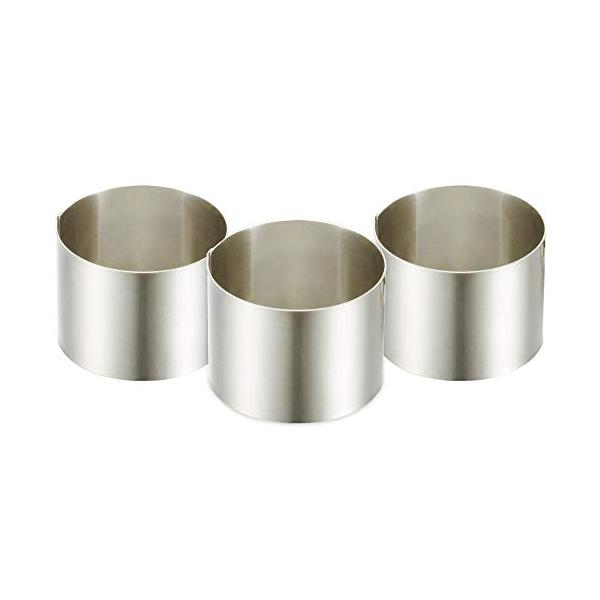 他サイト： 貝印 KAI ケーキ型 シルバー 6.1×6.1×4.5cm DL6124の商品画像