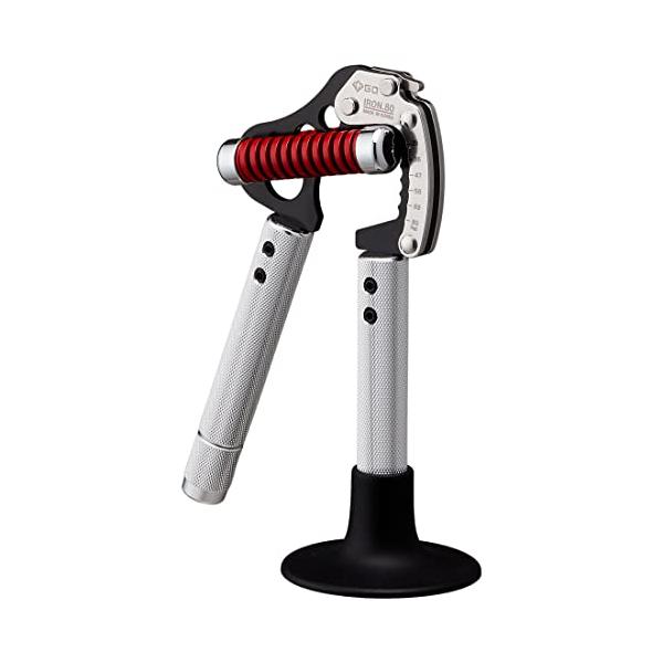 他サイト： GD IRON GRIP EXT 80 ハンドグリップ 25~80kg 握力トレーニング 負荷調整とグリップ幅調整が可能日本語の商品画像