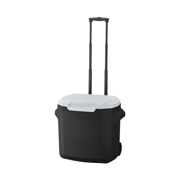 Colemanコールマン ブラッククーラボックス 保冷 ホイールクーラー28QT 26L 保冷力約2日 キャリー キャンプ アウトドア 釣り お