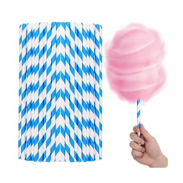 OUNONA 綿菓子 スティック ロング 紙 30cm 150本セット ロリポップ わたがし わたあめ棒 キャンディ棒 わたあめ機 わたがしメー