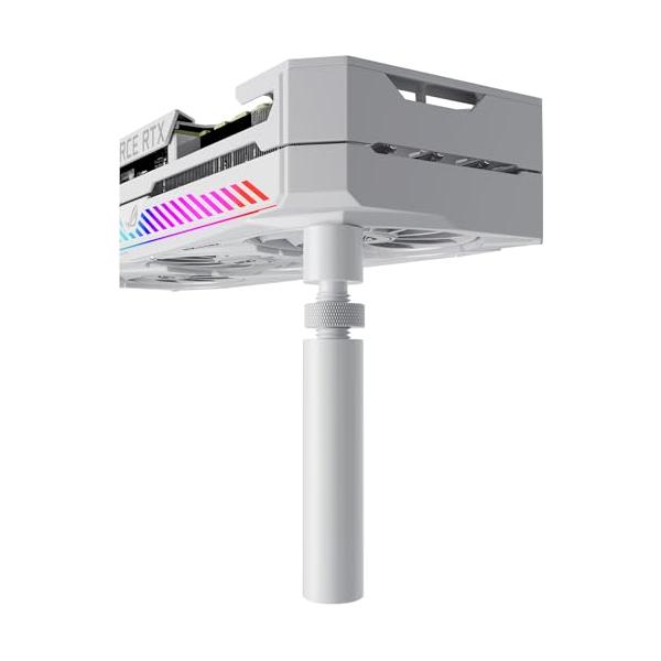 ホワイト/L/70~120mm/GB70T-direct jp・Size:L/70~120mmColor:ホワイト・gpu サポートはアルミニウム合金素材製で、安定性と耐久性があり、グラボを安定して持続的なサポートを提供する。グラフィックカ...