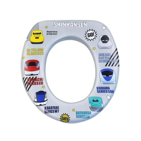 新幹線/-/-・Color:新幹線・パッケージ個数:1・取っ手がないので、お子様がまたぎやすくなっています。・ほとんどの一般的な大人用洋式便座に取り付けていただけます。・便座に乗せるだけでOK・汚れたら水洗いして頂けます。・落ち着いたグレー...