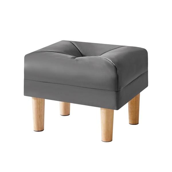 ダークグレー/40cm x 29cm x 32cm/-・Color:ダークグレー・素材はテクノファブリック：この小さなスツールの座面の素材は防水・防油のテクノファブリックです。手触りは柔らかくて快適で、座るにも足を休めるにも快適な体験が得ら...