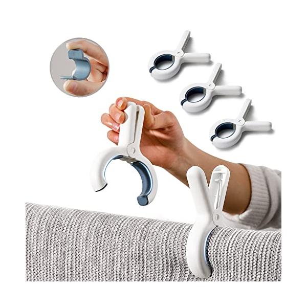 青い 大きい 3個入り/-/-・Color:青い 大きい 3個入り・大きいサイズクリップ開口部：7CM、長さ13CM、幅9CM。 クリップ数：3。・跡を残さないデザインクリップの内側には、シリコンの滑り止めマットが取り付けられており、滑り止...