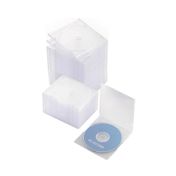 クリア/1枚収納×50枚パック/CCD-JSCS50CR/EC・Color:クリアSize:1枚収納×50枚パック・パッケージ個数:1・厚さ約5mmのスリムタイプ。コンパクトに収納できるスリムタイプのBlu-ray/DVD/CDケース。・ス...