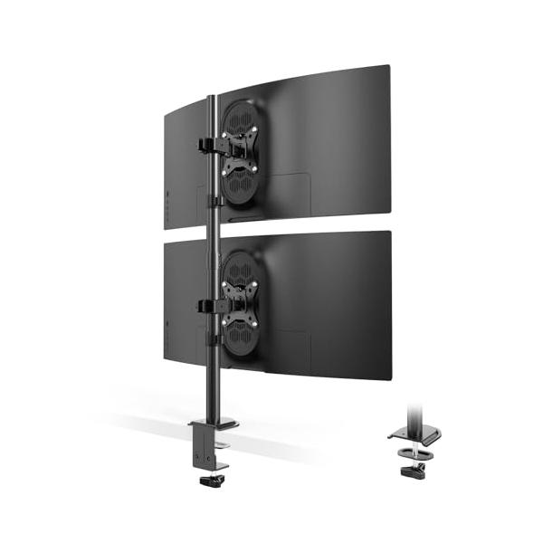 ブラック/35インチ　ブラック/BSMA08-PEX-JP・Size:35インチ　ブラックColor:ブラック・商品仕様本製品は最大35インチまでの液晶ディスプレイを上下に2枚配置できるデュアルモニターアームです。最大の特徴は80cmのロン...