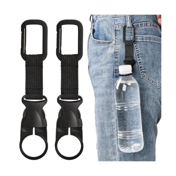 他サイト： KAruim ペットボトルホルダー カラビナ付き 3個セット ドリンク ホルダー アウトドア 登山 キャンプ ハイキング 旅行 水分補給 着脱簡の商品画像