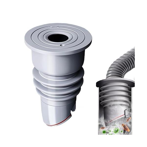 コンテンポラリーグレー/ミディアム/1・パッケージ個数:1・洗濯機排水口カバー洗濯機排水口カバー臭いの発散、害虫の侵入、一時的な流れの遮断を防ぐために、主に下水管を塞ぐための一般的な家庭用品である。それは日常生活の中で広く応用されており、家...