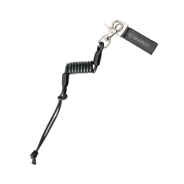 ブラック/-/VA-2820・Color:ブラック・パッケージ個数:1・ボード流れによる万が一の事故を未然に防ぐリーシュコード・ボアシステムのブーツにも対応・伸縮性に優れたコンパクトなコイル形状・休憩などで着脱する際も操作が簡単なメタルフック