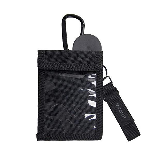 ブラック/-/VA-3350・Color:ブラック・パッケージ個数:1・オートリール、カラビナ、ベルトストラップ付属・薄型なので邪魔になりにくい・小銭収納に便利なポケット付き