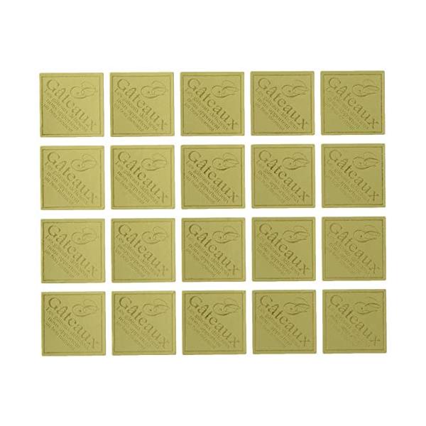 cotta ケーキピック 角G-1金 金 2.3×2.3cm 353 100枚入