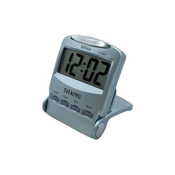 音声で時刻を知らせる置き時計視覚障害者や高齢者向けの音声時計 862TJ